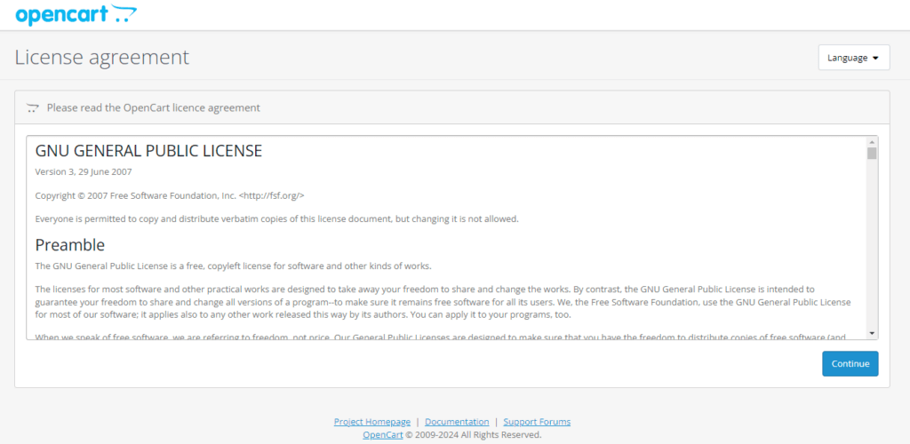 图片[4]-开源免费的在线电子商城 OpenCart 4.0.2.3 详细安装教程 - 我是怪兽-我是怪兽