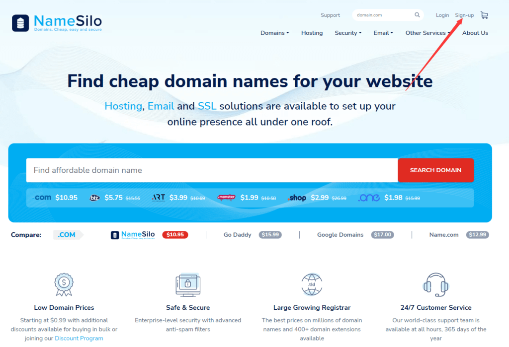 图片[2]-NameSilo域名注册 优先推荐的国外域名注册商 - 我是怪兽-我是怪兽