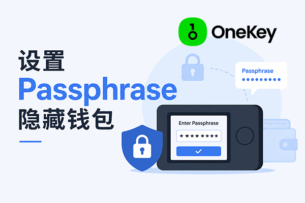 OneKey 设置 Passphrase 隐藏钱包 资金安全增加100%-我是怪兽